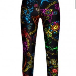 Versace Jeans Collection Multicolor Patterned Fabric